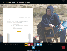 Tablet Screenshot of christophershawnshaw.com